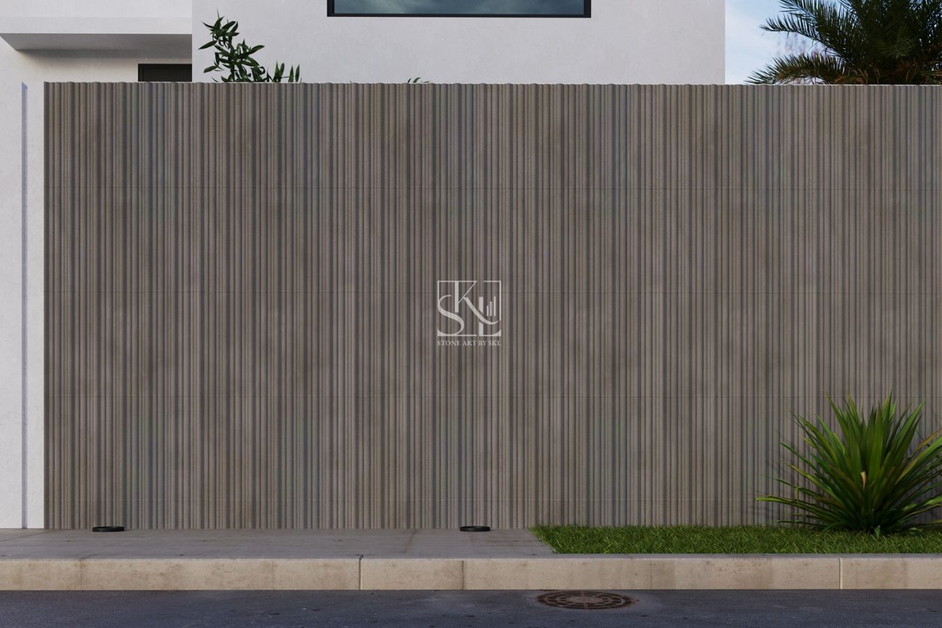 Ribbed Fluting Wall Design